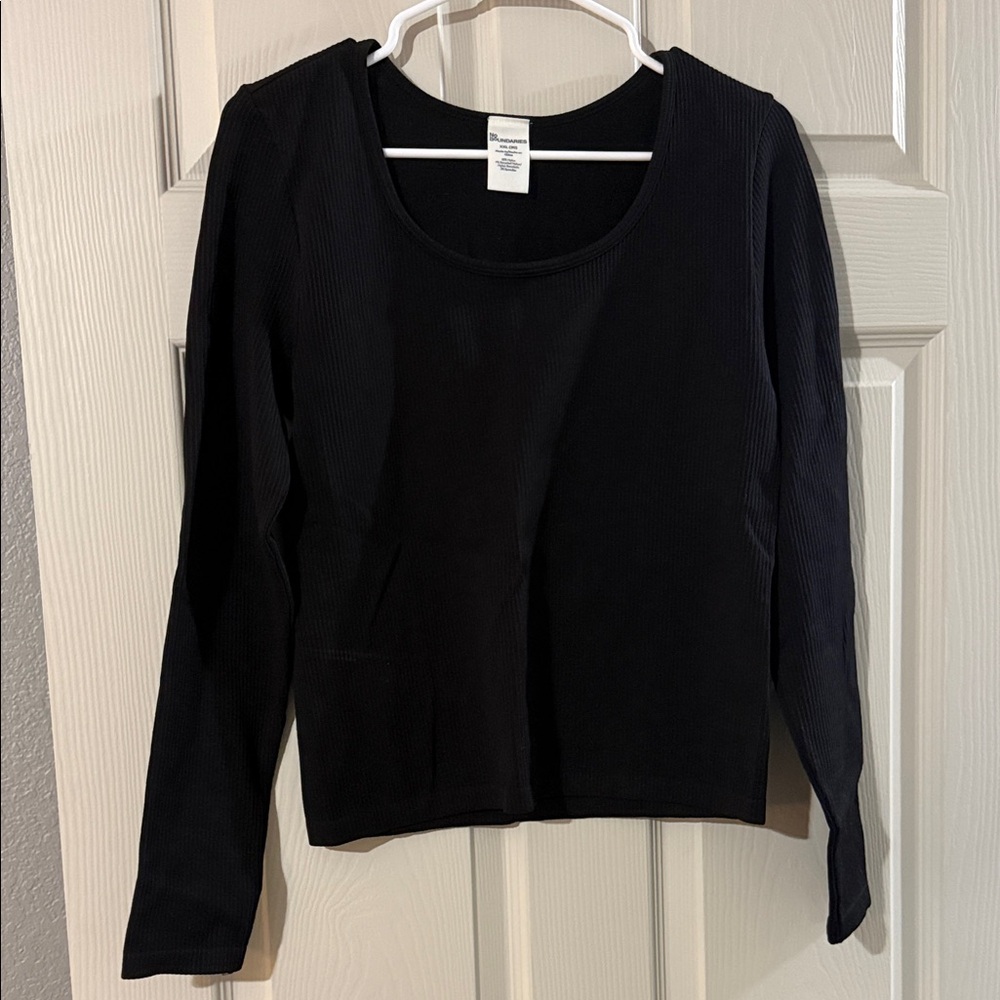No Boundaries Black Long Sleeve Top